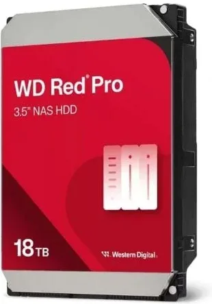 Disco Duro Western Digital WD Red Pro NAS 18TB/ 3.5"/ SATA III/ 512MB