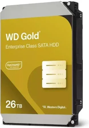 Disco Duro Western Digital WD Gold Enterprise 26TB/ 3.5"/ SATA III/ 512MB