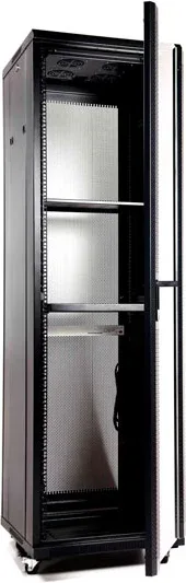 ARMARIO DE SUELO RACK 19'' 42U 600x600 PUERTA DE CRISTAL
