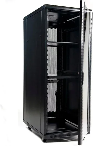 ARMARIO DE SUELO RACK 19'' 42U 600x1000 PUERTA PERFORADA