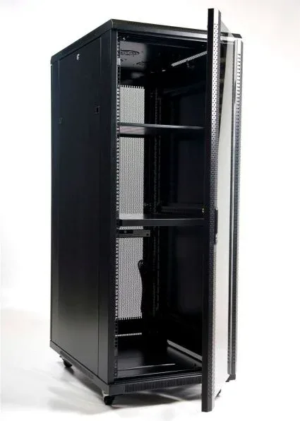 ARMARIO DE SUELO RACK 19'' 42U 600x800 PUERTA DE CRISTAL