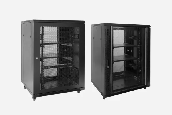 ARMARIO DE SUELO RACK 19'' 32U 800x800 PUERTA DE CRISTAL