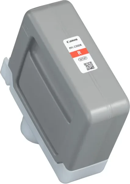 Cartucho tinta canon pfi - 2300r rojo 330ml