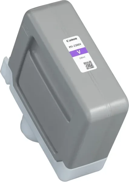 Cartucho tinta canon pfi - 2300v violeta 330ml