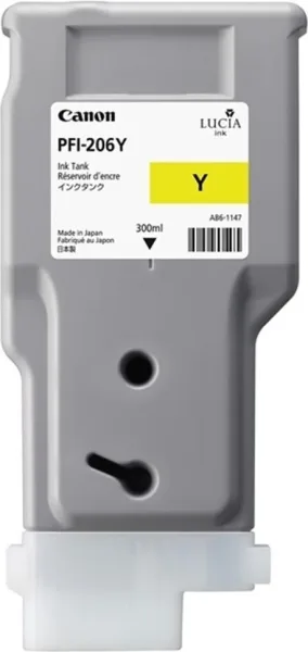 Cartucho canon pfi - 206 y
