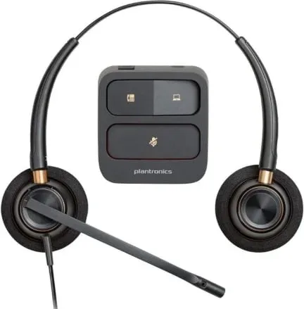 Auriculares Poly EncorePro 520/ con Micrófono/ QD/ Negros