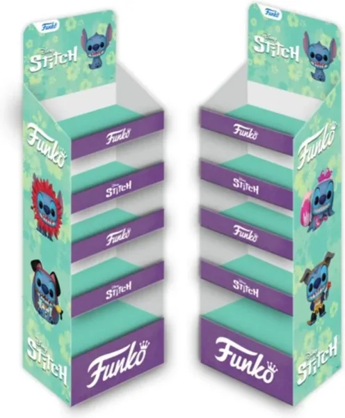 Expositor funko grande 84 unidades disney lilo & stitch stitch