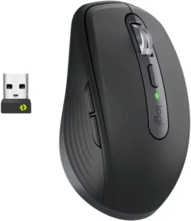 Ratón Inalámbrico Logitech MX Anywhere 3S For Business/ Batería recargable/ Hasta 8000 DPI/ Grafito