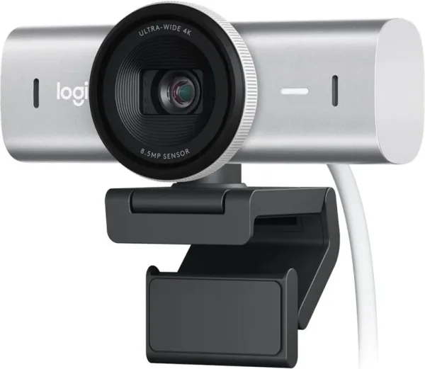 Camara logitech mx brio 4K UHD -  USB tipo c -  gris