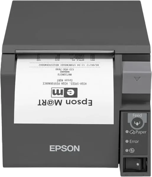 Impresora ticket epson tm - t70ii termica directa USB + serie gris oscuro