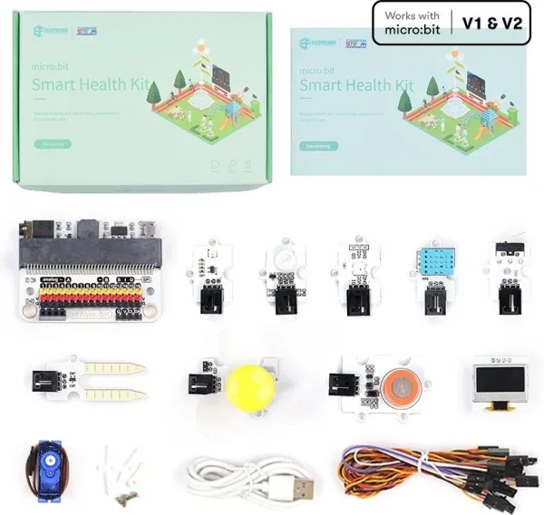 Kit de sensores inteligentes micro:bit salud inteligente - smart health kit - sin placa