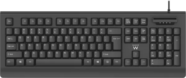 Teclado Ewent Ew3287 Portugues USB con Lector Dni