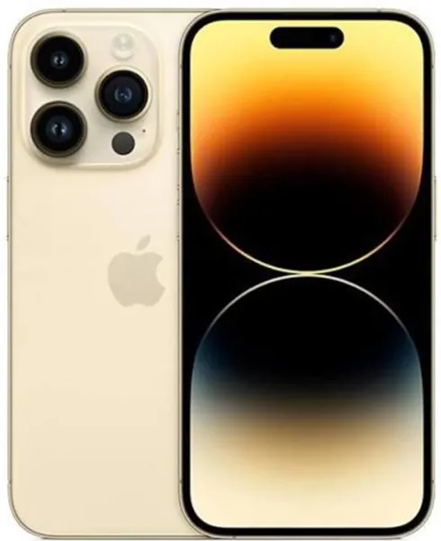 Telefono movil smartphone iphone 14 pro 5g - 256gb - 6.1 pulgadas - oro acondicionado