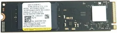 Disco SSD Micron 2400 512GB/ M.2 2280 PCIe Gen4
