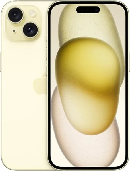 Telefono movil smartphone apple iphone 15 5g -  128gb -  6.1 pulgadas yellow acondicionado