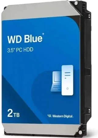 Disco Duro Western Digital WD Blue PC Desktop 2TB/ 3.5"/ SATA III/ 64MB