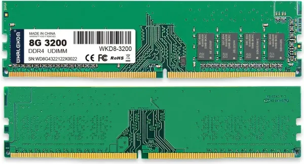 DDR4 8 GB 3200 MHz. WHALEKOM
