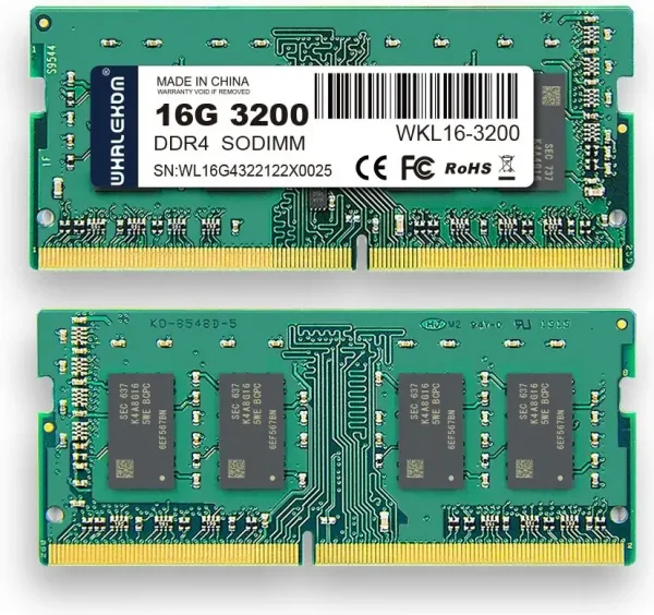 DDR4 16 GB 3200 MHz. SODIMM WHALEKOM