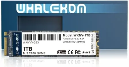 1 TB SSD M.2 2280 PCIe3.0 NVMe WHALEKOM