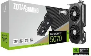 Tarjeta Gráfica Zotac RTX 5070 Twin Edge 12GB Gddr7 Bulk